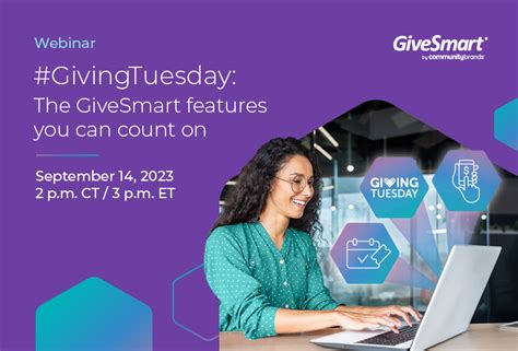 Give smart - GiveSmart® is part of Community Brands, the leading provider of cloud-based software to associations, nonprofits, faith-based groups, and K-12 schools. Organizations adopt Community Brands solutions to manage memberships, career centers, learning, accounting, fundraising, donations, admissions, enrollment and events. 